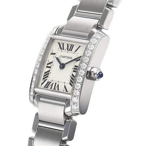 Cartier Tank Francaise Diamond Womens Watch W4ta0008