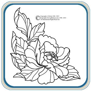 Patterns are inspired by designs modeled published on the internet. Floral Corners - Classic Carving Patterns