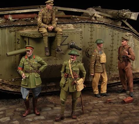 Tuskmodel Scale Resin Model Figures Kit Ww British Tank Crewman