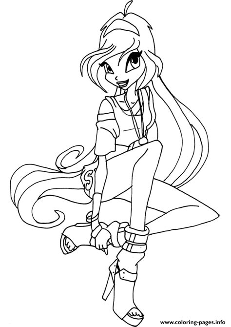 Printable winx club coloring pages for girls coloring4free winx club tecna coloring pages by elfkena coloring4free winx club coloring get hold of these coloring sheets that are full of pictures and involve your kid in painting them. Winx Disco Bloom Winx Club Coloring Pages Printable