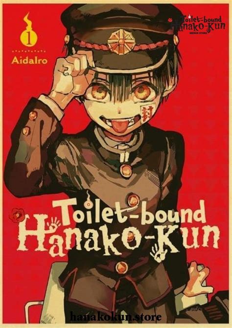 So Cute Toilet Bound Hanako Kun Vintage Kraft Paper Poster Hanako Kun