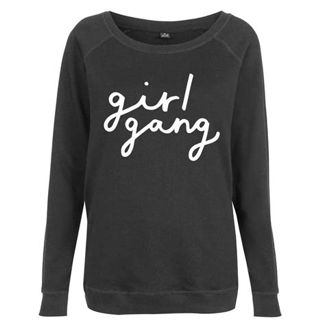 Girl Gang Oversized Womens Sweater By Letter Clothing Company