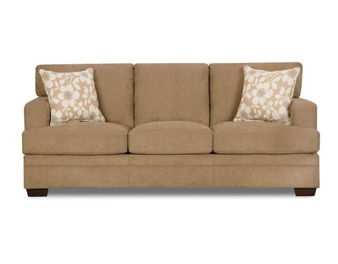 Simmons Chicklet Sofa Truffle Tan