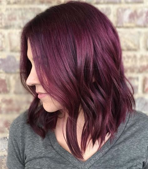 50 Shades Of Burgundy Hair Color Trending In 2024 Red Violet Hair