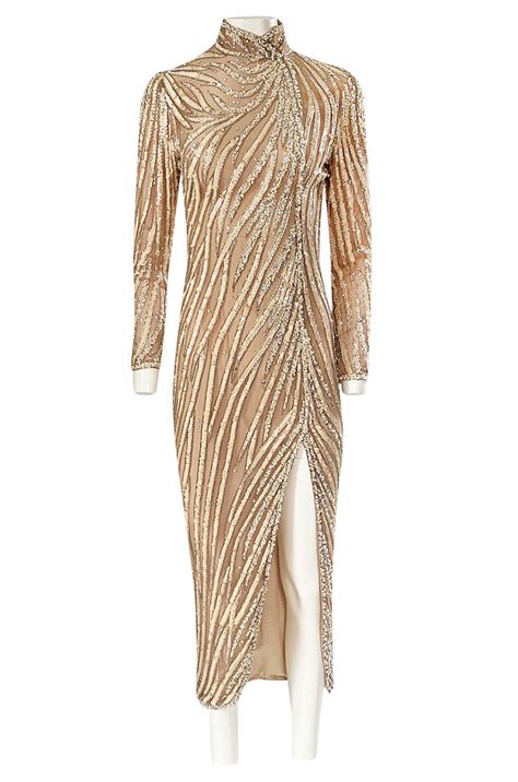 1970s Bob Mackie Pastel And Beaded Silk Gown Shrimpton Couture