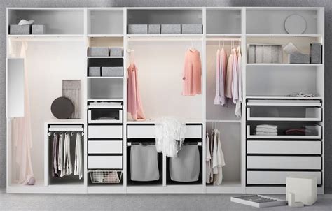 Hochglanz weißer kommodenschrank mit 3 türen oder auch. PAX Kleiderschrank für Schlafzimmer in 2020 | Ikea ...