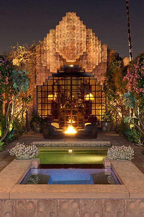 Welcome To The Sowden House Lloyd Wright Old Hollywood Glamour
