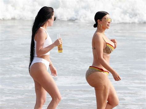pin on kim kardashian s ass looks weird on the beach in tulum april 24 2017 kimkardashian