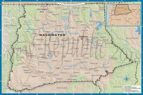 East Washingtonnorth Idaho New Republic 2018 Maps