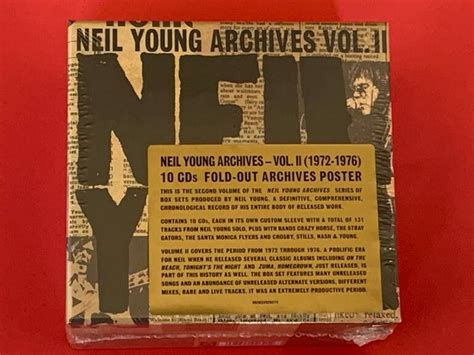 Neil Young Archives Volii 1972 1976 10 Cd Box Tienda De
