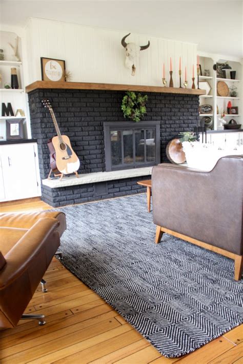 Then finally use the 2. How to Paint a Brick Fireplace (and the Best Paint to Use ...
