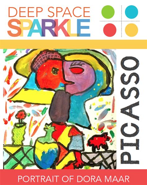 Picassos Portrait Of Dora Maar Deep Space Sparkle