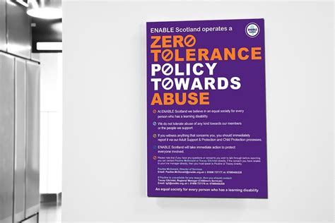 Zero Tolerance Policy Posters Tolerance Advertising Public Display