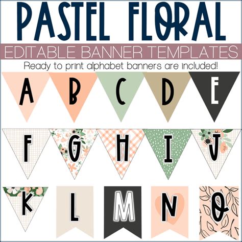 Printable Banner Templates — Stephanie Nash A Touch Of Class