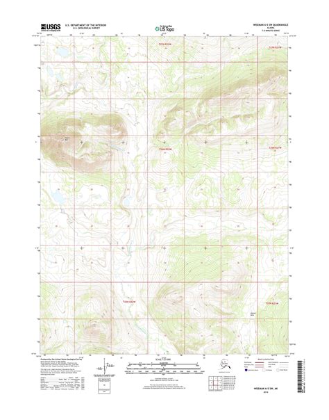 Wiseman A 5 Sw Alaska Us Topo Map Mytopo Map Store