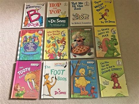 Lot Of 12 Dr Seuss Beginner And Suess Bright And Early Books Great