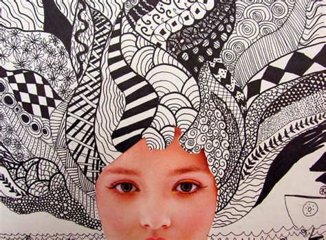 A Zentangle Is An Abstract Drawing Created Using Repetitive Patterns