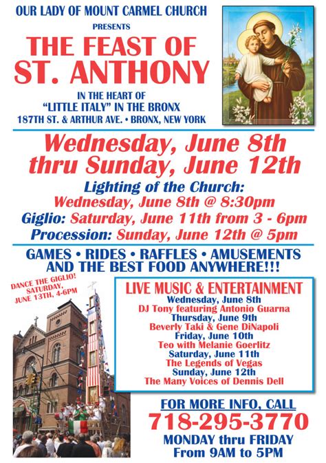 The Feast Of St Anthony