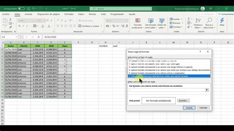 Aplicar Formato Condicional A Una Fila En Excel Youtube