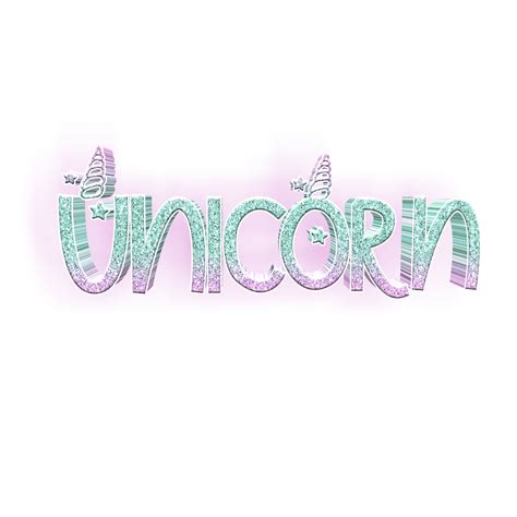 Unicorn Unicorns Magical Magic Text Sticker By Egpmedits
