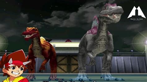 Baryonyx And Spiny Dinosaur King Arcade Game 恐竜キング D Team Vs Alpha