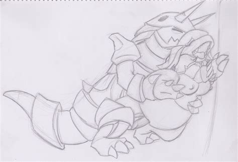 Rule 34 Aggron Breasts Female Horns Insertion Interspecies Kangaskhan