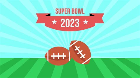 Super Bowl 2023 Vector Background In Eps Illustrator  Psd Png
