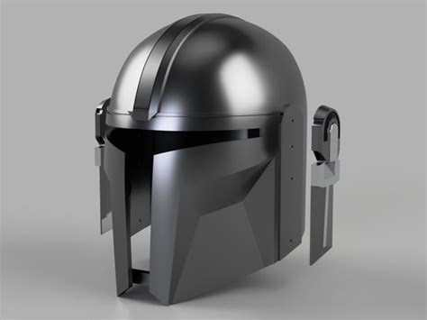 The Vanguard 3d Printable Helmet Inspired By The Mandalorian Etsy