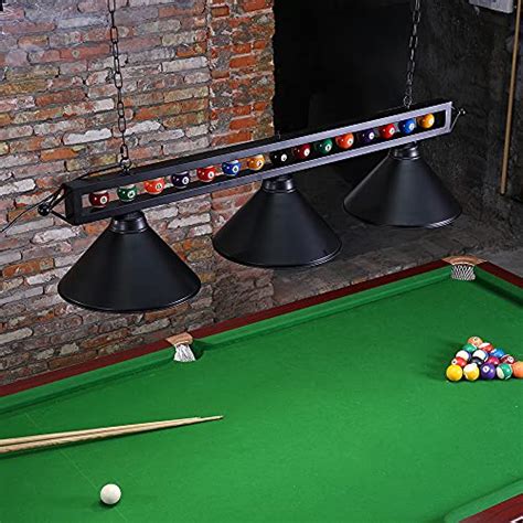 Wellmet Billiard Light For Pool Table59” Pool Table Lighting For 7 8