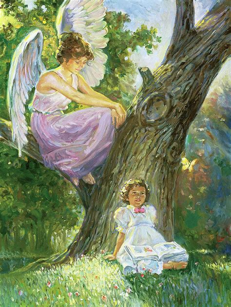 Guardian Angel Painting By Hal Frenck Fine Art America