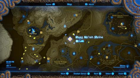 Zelda Breath Of The Wild Guide Maag Norah Shrine Location Treasure