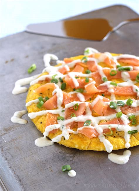 Create a really special dish with smoked salmon, scrambled eggs and a pinch of delicate onion chives. 30 Days of Whole 30 Breakfasts - meatified