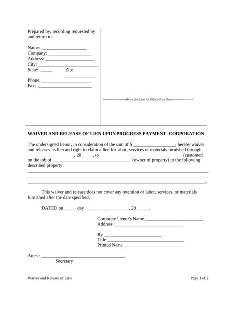 Fl Release Lien Form Fill Out And Sign Printable PDF Template SignNow