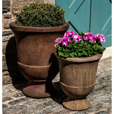 Pascal Urn Garden Planter Stone Planters Urn Planters Outdoor