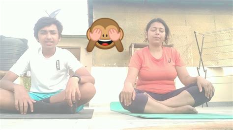 🧘 Hilarious 😂 Yoga Video With Mom And Son🧘 Youtube