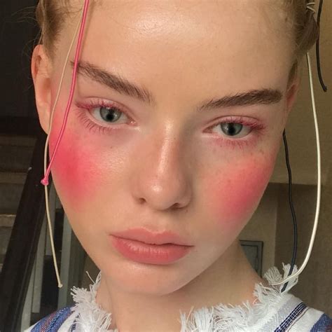 Rosy Cheeks Makeup Looks Aesthetic Makeup Editorial Makeup