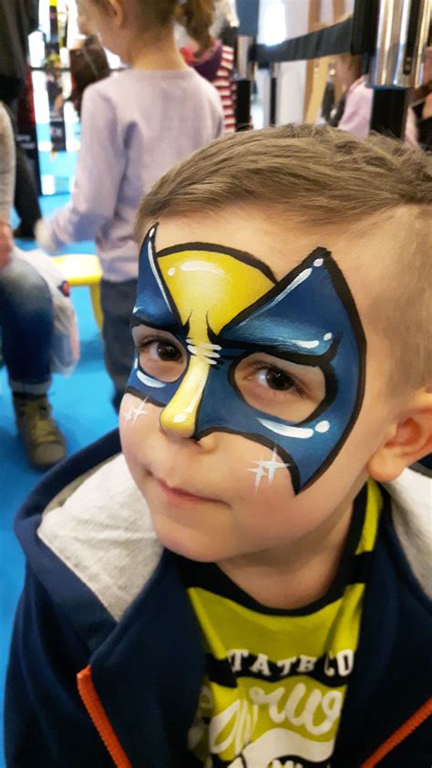 Wolverine Face Paint Marvel Superhero Face Painting Face Painting