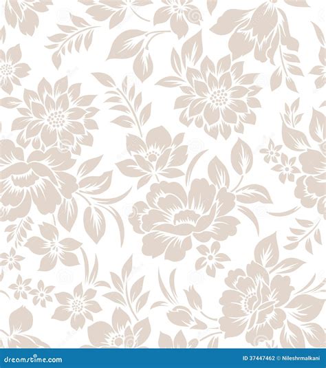 Seamless Floral Curtain Design Stock Photography Image 37447462