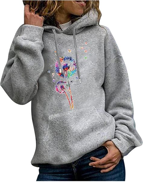bedruckt damen hoodie kapuzenpullover hoodies für teenager mädchen oversize pullover