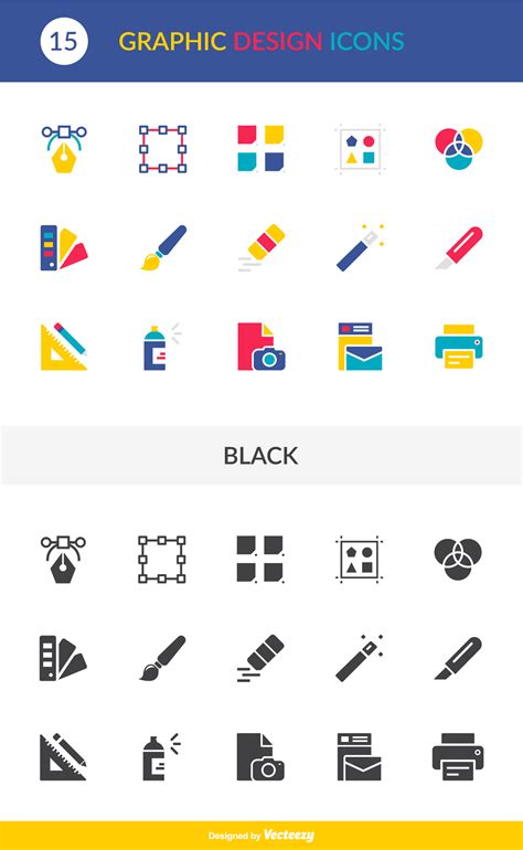 Free Vector Graphic Design Vector Icons Pack Download Just™ Creative