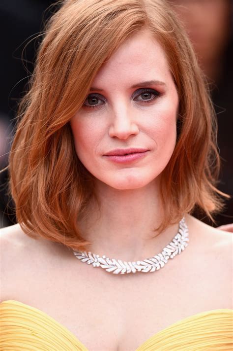 Jessica Chastain Cannes Film Festival Celebrity Hair And