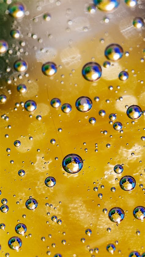 Download Wallpaper 1440x2560 Oil Liquid Bubbles Macro Qhd Samsung