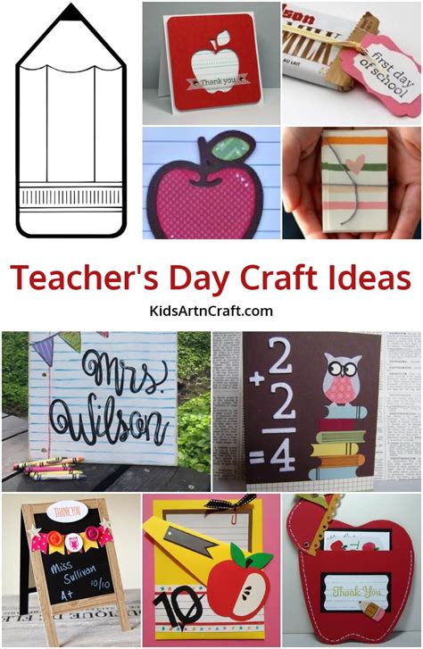 Teachers Day Craft Ideas For Kids Kids Art And Craft