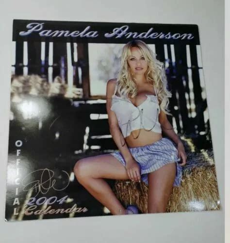 Pamela Anderson Playboy Playmate X Signed Calendar Jsa Coa Auto Vintage Picclick