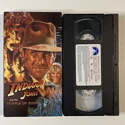 Indiana Jones And The Temple Of Doom Vhs Action Adventure Ebay
