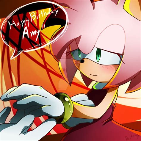 Hbd To Amy 2013 By Baitong9194 Amy Rose Shadow And Amy Amy The Hedgehog