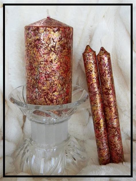 Unique Christmas Candles Holiday Taper Candles Pillar Etsy Nederland