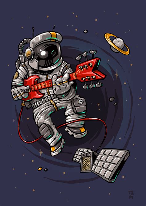 Space Rock On Behance Space Drawings Space Artwork Astronaut Art