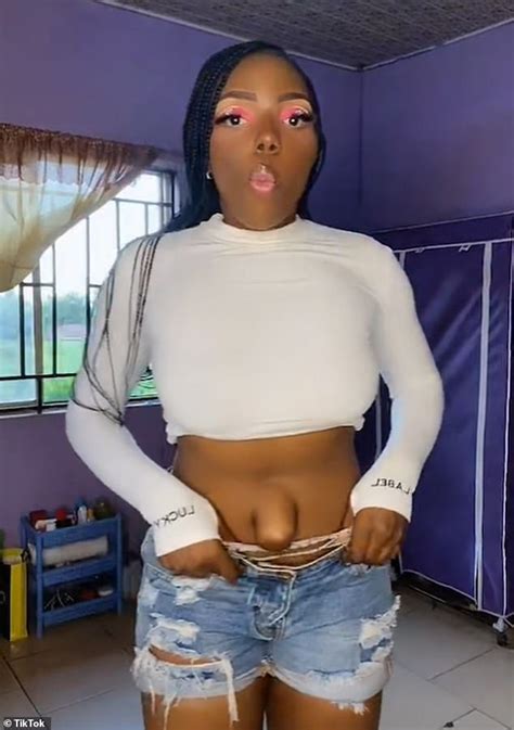 Woman Goes Viral By Showing Off Her Protruding Belly Button In Crop