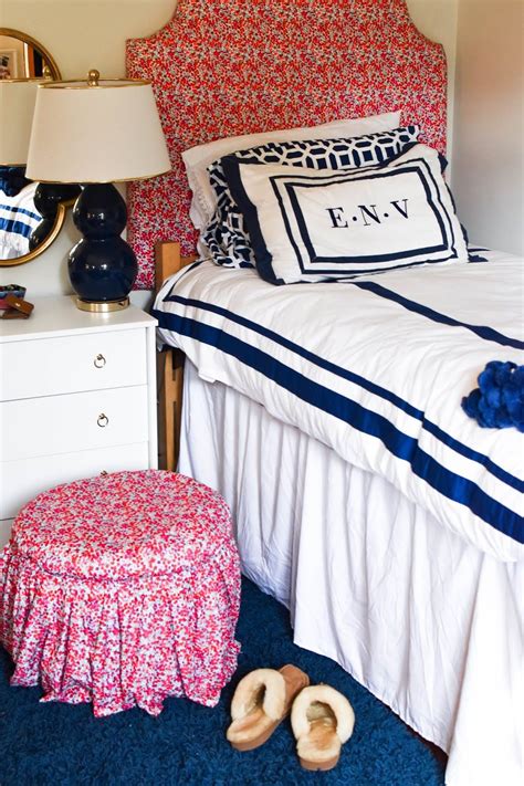 Designing A Classic Dorm Room College Dorm Tour Brunettes And Pearls Classic Prep Style